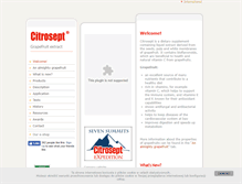 Tablet Screenshot of citrosept.com