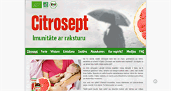 Desktop Screenshot of citrosept.lv